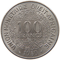 WEST AFRICA 100 FRANCS 1980  #MA 067579 - Autres – Afrique