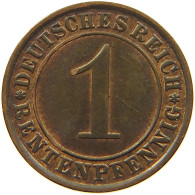 WEIMARER REPUBLIK RENTENPFENNIG 1923 G  #MA 100167 - 1 Rentenpfennig & 1 Reichspfennig