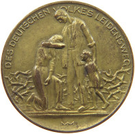 WEIMARER REPUBLIK MEDAILLE 1923 INFLATION DES DEUTSCHEN VOLKES LEIDENSWEG #MA 023906 - Autres & Non Classés