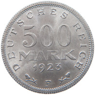 WEIMARER REPUBLIK 500 MARK 1923 F  #MA 098613 - 200 & 500 Mark