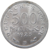 WEIMARER REPUBLIK 500 MARK 1923 F  #MA 098619 - 200 & 500 Mark