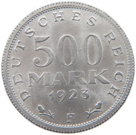 WEIMARER REPUBLIK 500 MARK 1923 F  #MA 098611 - 200 & 500 Mark