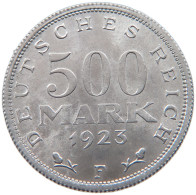 WEIMARER REPUBLIK 500 MARK 1923 F  #MA 098612 - 200 & 500 Mark