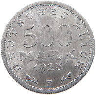 WEIMARER REPUBLIK 500 MARK 1923 F  #MA 098610 - 200 & 500 Mark