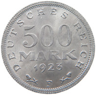 WEIMARER REPUBLIK 500 MARK 1923 F  #MA 098595 - 200 & 500 Mark