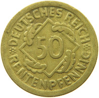 WEIMARER REPUBLIK 50 RENTENPFENNIG 1924 D  #MA 099214 - 50 Renten- & 50 Reichspfennig