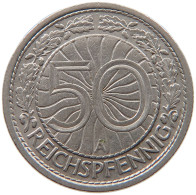WEIMARER REPUBLIK 50 REICHSPFENNIG 1928 A  #MA 099456 - 50 Rentenpfennig & 50 Reichspfennig