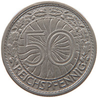 WEIMARER REPUBLIK 50 REICHSPFENNIG 1927 A  #MA 099455 - 50 Rentenpfennig & 50 Reichspfennig