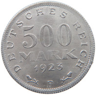 WEIMARER REPUBLIK 500 MARK 1923 F  #MA 098593 - 200 & 500 Mark