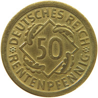 WEIMARER REPUBLIK 50 PFENNIG 1924 J 50 PFENNIG 1924 J #MA 000253 - 50 Rentenpfennig & 50 Reichspfennig