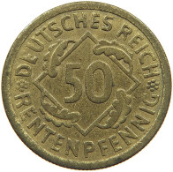 WEIMARER REPUBLIK 50 PFENNIG 1924 A  #MA 021934 - 50 Rentenpfennig & 50 Reichspfennig