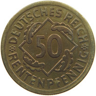 WEIMARER REPUBLIK 50 PFENNIG 1924 A  #MA 021932 - 50 Rentenpfennig & 50 Reichspfennig