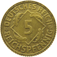 WEIMARER REPUBLIK 5 PFENNIG 1935 G  #MA 099005 - 5 Rentenpfennig & 5 Reichspfennig