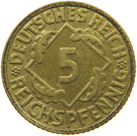 WEIMARER REPUBLIK 5 PFENNIG 1935 G  #MA 099002 - 5 Renten- & 5 Reichspfennig