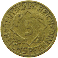 WEIMARER REPUBLIK 5 PFENNIG 1925 D DEZENTRIERT #MA 099014 - 5 Renten- & 5 Reichspfennig