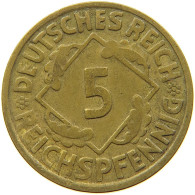 WEIMARER REPUBLIK 5 PFENNIG 1924 G  #MA 099003 - 5 Renten- & 5 Reichspfennig