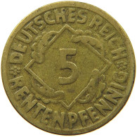 WEIMARER REPUBLIK 5 PFENNIG 1923 D  #MA 099009 - 5 Rentenpfennig & 5 Reichspfennig