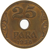 YUGOSLAVIA 25 PARA 1938 PETER II. 1934-1945 #MA 100836 - Yougoslavie