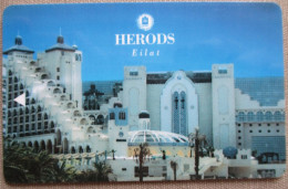 ISRAEL HOTEL HERODS EILAT FATTAL SHERATON STERN LLAVE CLE CLEF DE CHAMBRE HOTELKARTE ROOM KEY CARD ZIMMERSCHLUSSEL - Etiquetas De Hotel