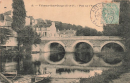 FRANCE - Villeneuve-Saint-Georges - Pont Sur L'Yerres - Carte Postale Ancienne - Villeneuve Saint Georges