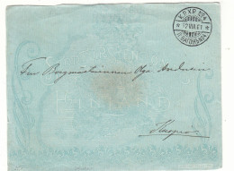 Finlande - Devant De Lettre De 1901  ? - Oblit K.P.X.P. N* 4 - Exp Vers Kuopio - - Covers & Documents