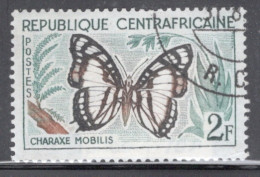 Central African Republic 1960  Single Stamp From The Butterflies Set In Fine Used - Centrafricaine (République)