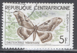 Central African Republic 1960  Single Stamp From The Butterflies Set In Fine Used - Centrafricaine (République)
