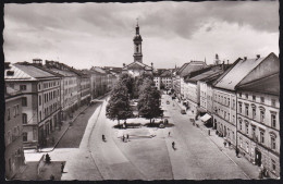 Delcampe - Germany Traunstein Obb. Marktplatz-Stadtplatz 1956 (N-766) - Traunstein