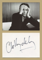 Anthony Delon - Acteur Français - Carte Signée + Photo - 1999 - Attori E Comici 