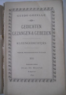 Gedichten Gezangen & Gebeden - Kleengedichtjes Door Guido Gezelle 1893 Roeselare De Meester / Brugge Kortrijk - Poetry