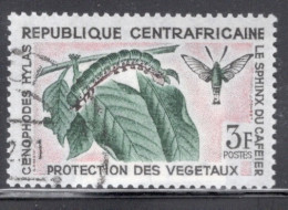 Central African Republic 1965  Single Stamp From The Plant Protection Set In Fine Used - Centrafricaine (République)