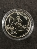 ESSAI 100 FRANCS ARGENT 1989 PATINAGE ARTISTIQUE JO ALBERTVILLE 1992 / FRANCE SILVER - Probedrucke