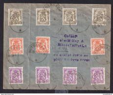 DDAA 453 - CANTONS DE L'EST - Enveloppe TP Petits Sceaux BUTGENBACH 1949 - TARIF EXACT 1 F 75 - 1935-1949 Kleines Staatssiegel