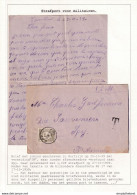 DDAA 028 - Taxation Sur Courrier Militaire - Taxation 1 F 50 S/ Enveloppe De COURTRAY En SM Vers SPY 1939 (Mobilisation) - Cartas & Documentos