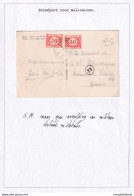 DDAA 026 - Taxation Sur Courrier Militaire - Taxation 60 C S/ Carte-Vue ANTWERPEN Novembre 1939 ( Mobilisation) - Lettres & Documents