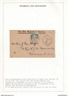 DDAA 023 - Taxation Sur Courrier Militaire - Taxation 20 C BRUSSEL S/ Enveloppe NAMUR 1919 - SM, Pas D'adresse Militaire - Cartas & Documentos