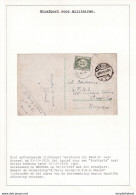 DDAA 024 - Taxation Sur Courrier Militaire - Taxation 20 C BRUSSEL S/ Carte-Vue NEUSS 1919 - Poste Civile - Briefe U. Dokumente