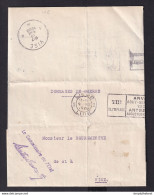 DDZ 906 - Lettre En Franchise Dommages De Guerre LIEGE 1920 Vers VISE - Cachet Administration Communale De VISE - Zonder Portkosten