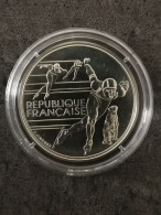 ESSAI 100 FRANCS ARGENT BE 1990 PATINAGE DE VITESSE JO ALBERTVILLE 1992 / FRANCE SILVER PROOF - Essais, Piéforts, épreuves & Flans Brunis