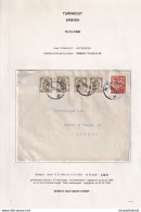 DDCC 110 -- Enveloppe TP Exportation Et Petit Sceau TURNHOUT 15.12.1952 - DERNIER JOUR Du Tarif 1 F 75 - 1948 Esportazione
