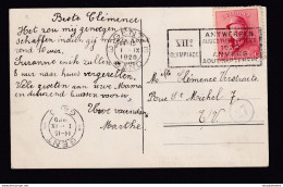 DDBB 968 -- JEUX OLYMPIQUES Anvers 1920 - Carte-Vue TP Casqué Cachet Mécanique VIIè Olympiade GENT 3 Vers GENT 1 - LUXE - Sommer 1920: Antwerpen