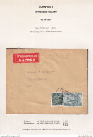 517/38 --  Enveloppe TP Exportation En EXPRES - Télégraphique TURNHOUT 1946 Vers GENT - 1948 Exportation