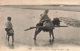 AFRIQUE - Scènes Et Types - Passage D'un Oued - Carte Postale Ancienne - Unclassified