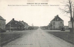 St Mars * Connérré * Circuit De La Sarthe * Route Du Mans , Vue De La Belle Inutile * Café Hôtel St éloi - Connerre