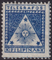 Philippines 1898  Filipinas Insurrecto Ed 2 Revolutionary Telegraph MNH** - Filippine