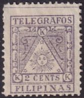 Philippines 1898  Filipinas Insurrecto Ed 1 Revolutionary Telegraph MNH** - Philippines