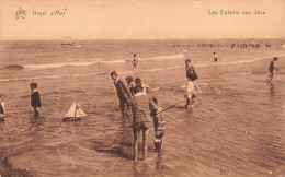 BELGIQUE - Heyst Sur Mer - Les Enfants Aux Jeux - Animé - Plage - Carte Postale Ancienne - Heist