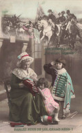 FANTAISIES - Parlez-nous De Lui Grand-mère - Grand-mère Et Deux Petites Filles - Colorisé - Carte Postale Ancienne - Women