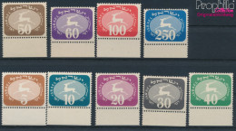 Israel P12-P20 Mit Tab (kompl.Ausg.) Postfrisch 1952 Emblem Der Post (10256719 - Neufs (avec Tabs)