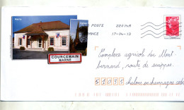 Pap Beaujard Flamme Chiffree Illustré Mairie Courcemain - Listos Para Enviar: Transplantes/Beaujard